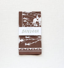 Load image into Gallery viewer, Elana Gabrielle Pastures Bandana | Chocolate
