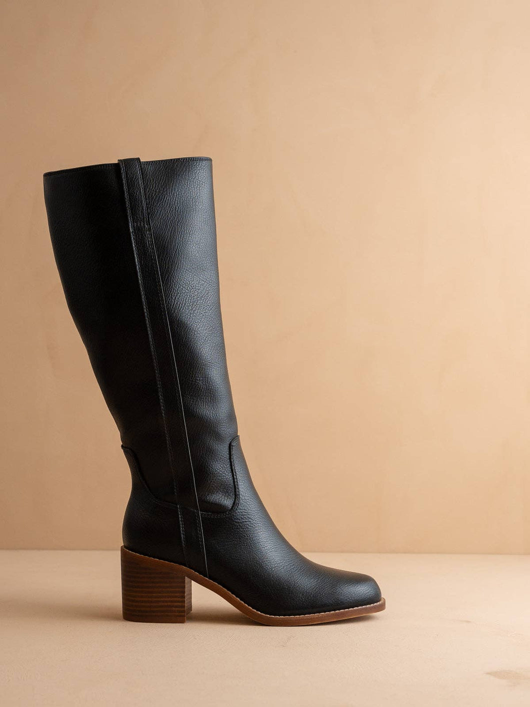 The Harriet | Black Tall Riding Boot