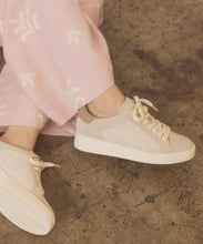 Load image into Gallery viewer, The Berne | Pearl Studded Paneled Sneaker
