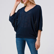 Load image into Gallery viewer, Greta Top | Navy
