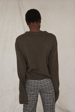 Load image into Gallery viewer, Crescent Maline Collared Pullover Sweater
