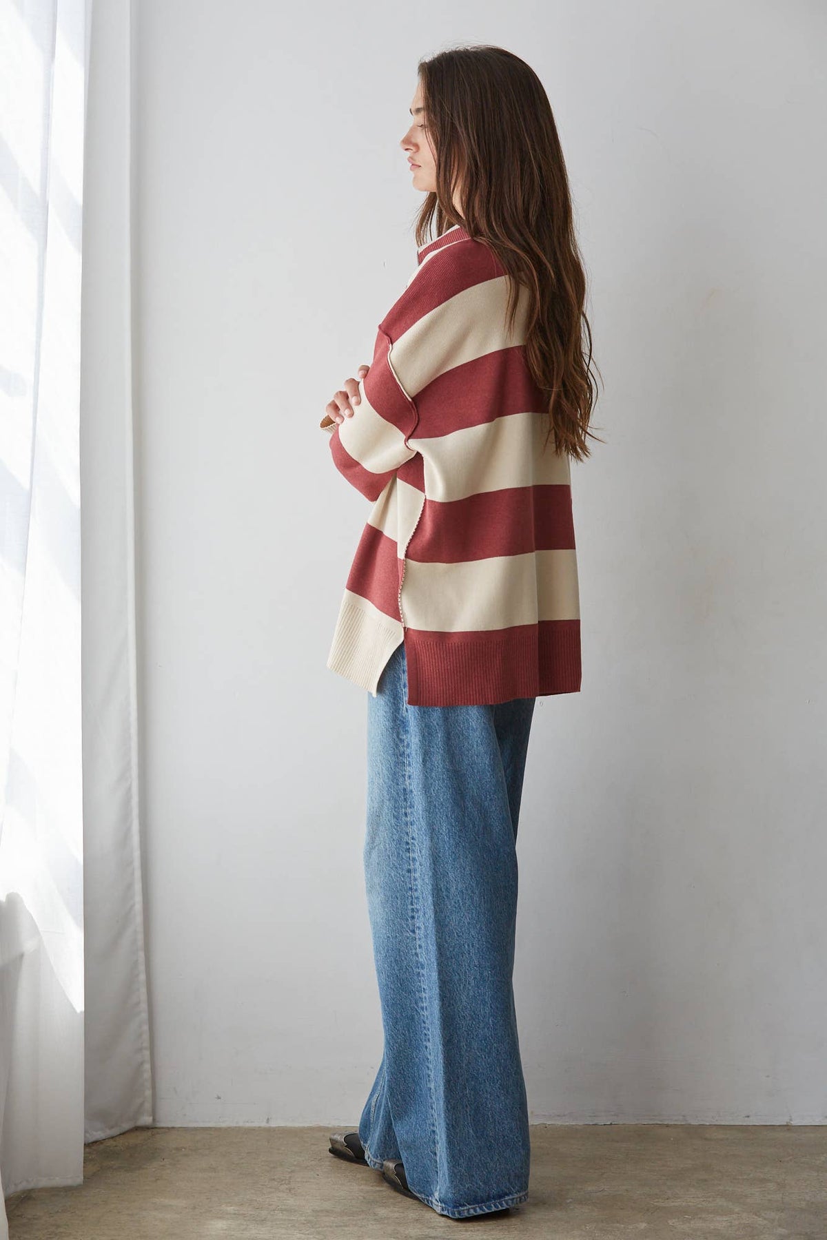 The Weekender Stripe Sweater