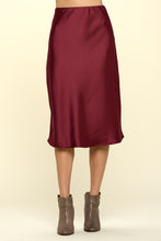 Load image into Gallery viewer, Satin Slip Midi Skirt | More Colors Available
