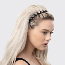 Load image into Gallery viewer, Zig Zag Headband 2pc | Black &amp; Tort

