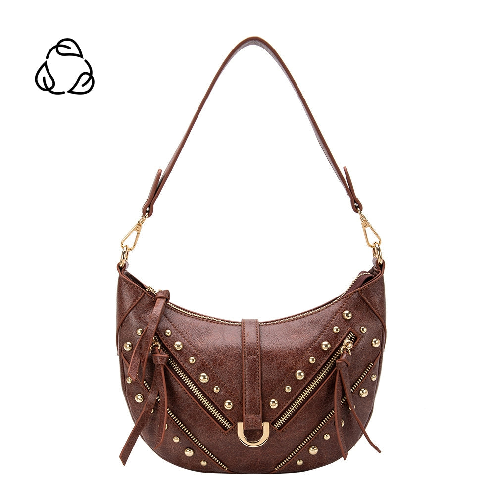 Melie Bianco Maeve Burgundy Shoulder Bag