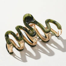 Load image into Gallery viewer, Willow Vintage Metal Squiggle Claw Clip | Large

