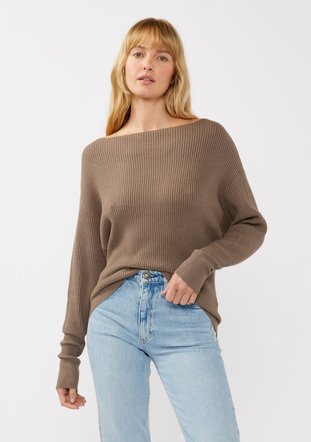 Anna Waffle Knit Pullover | 2 Colors Available