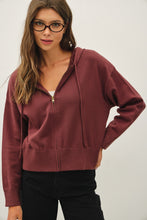 Load image into Gallery viewer, Ultra Comfy Ribbed Knit Hoodie Jacket | Choco
