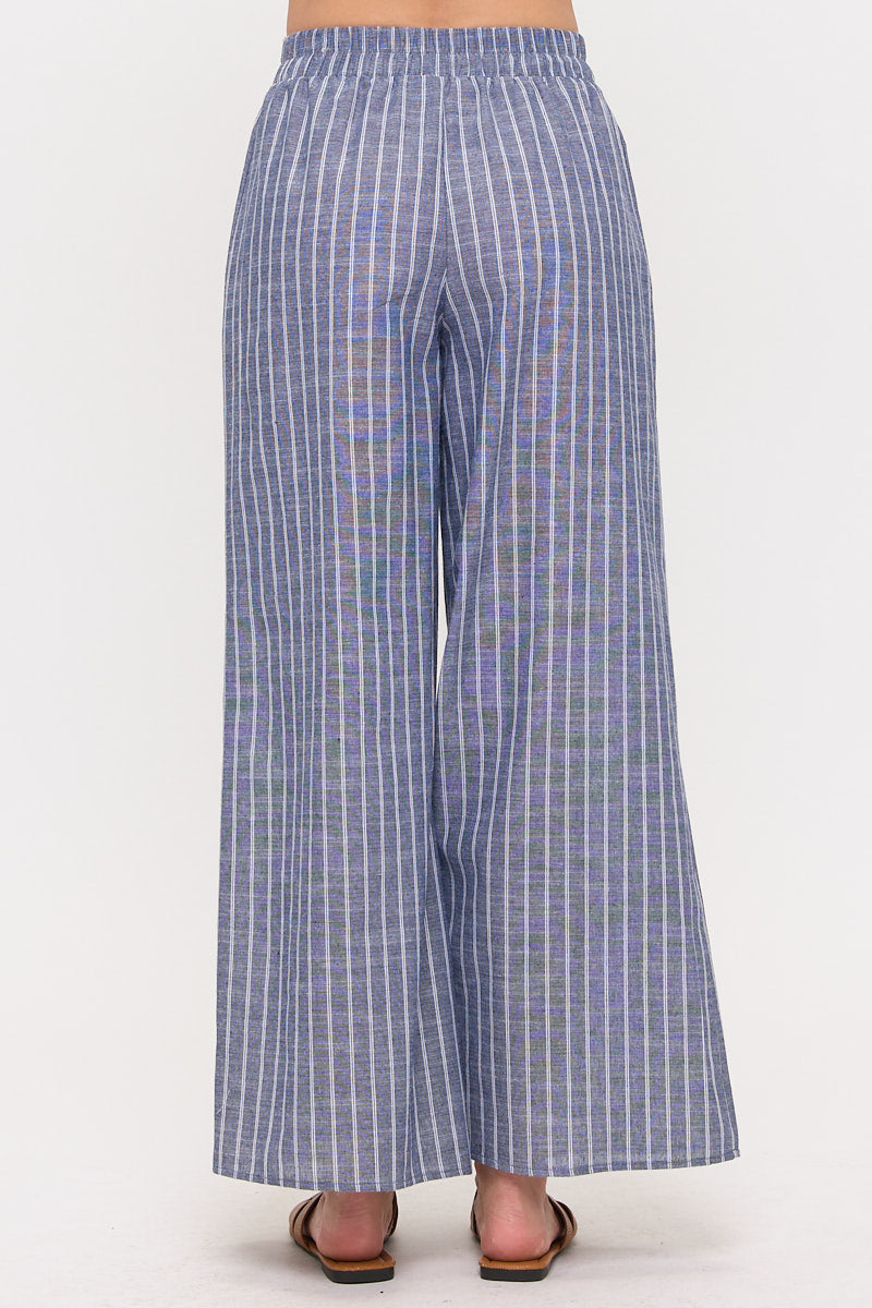 Seaside Stripe Wide Leg Pants