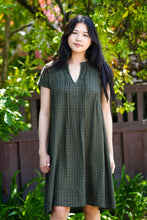 Load image into Gallery viewer, Aya Dobby Dress Olive
