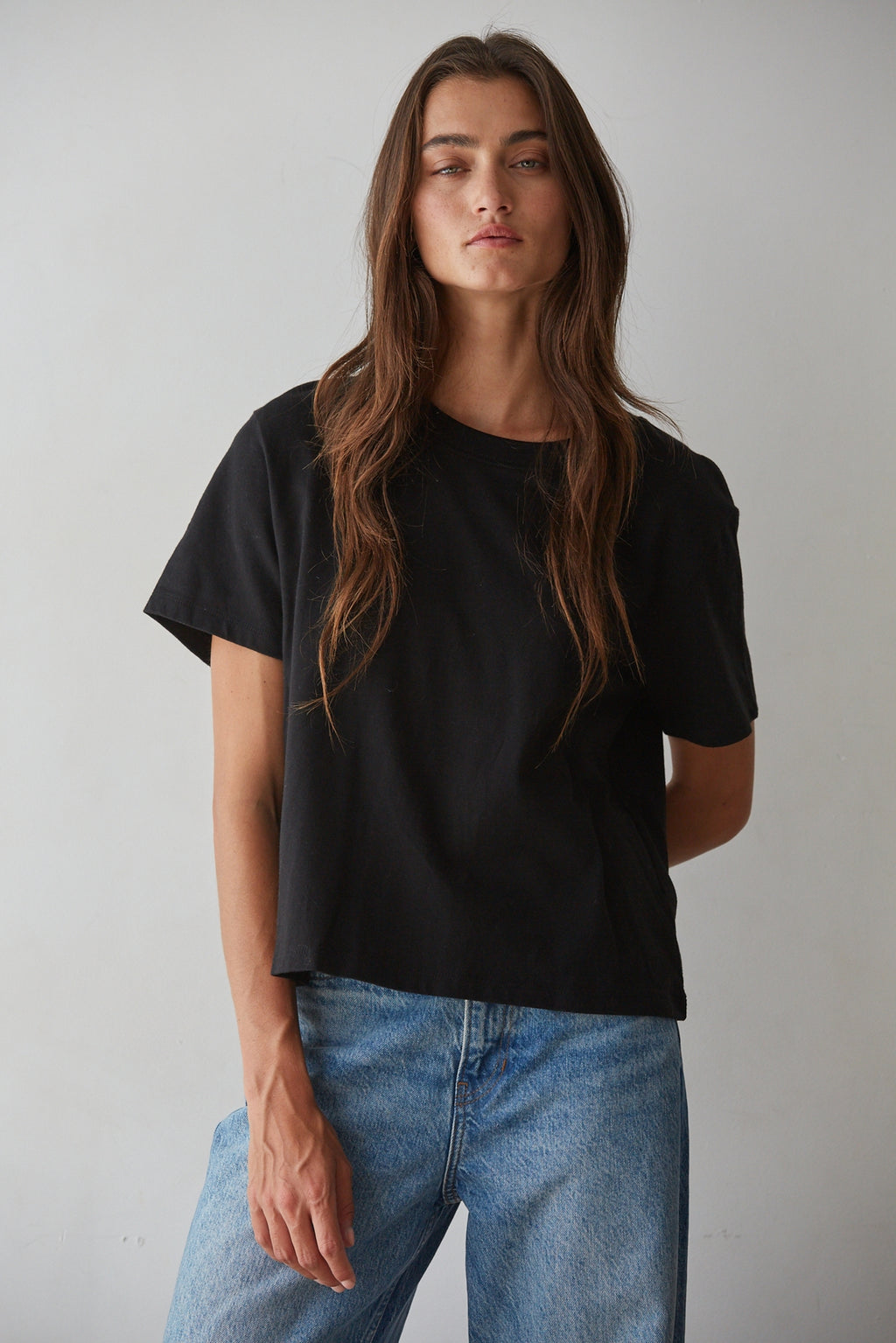 The Everyday Cotton Crew Tee | Black