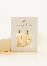 Load image into Gallery viewer, Rectangle Hoop Earring *2 Colors Available*
