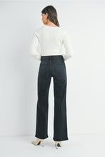 Load image into Gallery viewer, Just Black Denim Palazzo Jean | Washed Black
