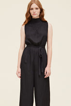 Load image into Gallery viewer, Grade &amp; Gather Sleeveless Solid Satin Jumpsuit
