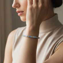 Load image into Gallery viewer, Aventurine Cube Bracelet | Blue
