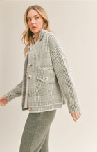 Load image into Gallery viewer, Sage The Label Lola Plaid Sweater Jacket
