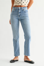 Load image into Gallery viewer, Just Black Denim Slim Cropped Bootcut | Light Wash
