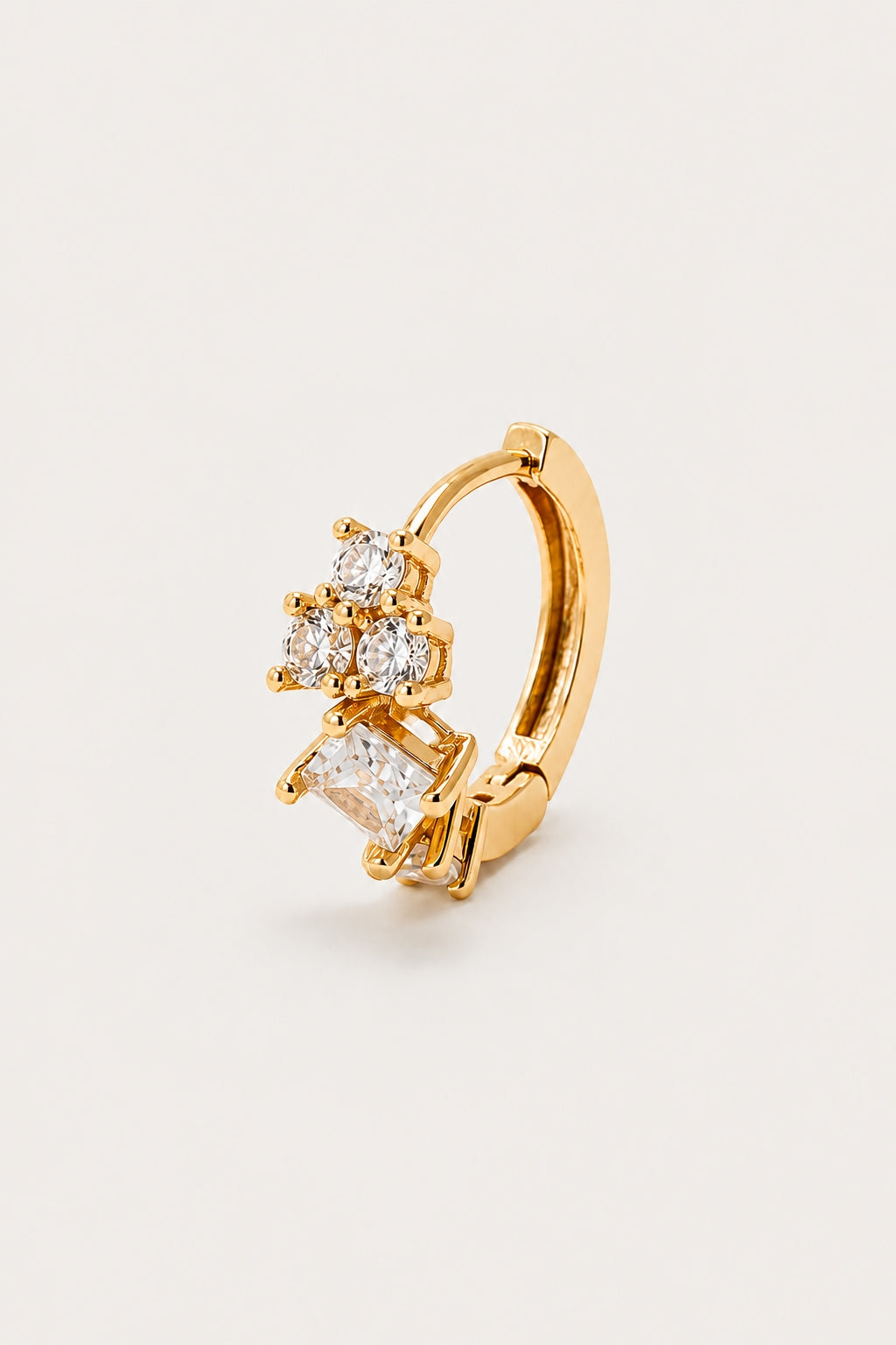 Lumi Cz Cluster Earrings| Gold