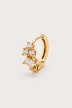 Load image into Gallery viewer, Lumi Cz Cluster Earrings| Gold
