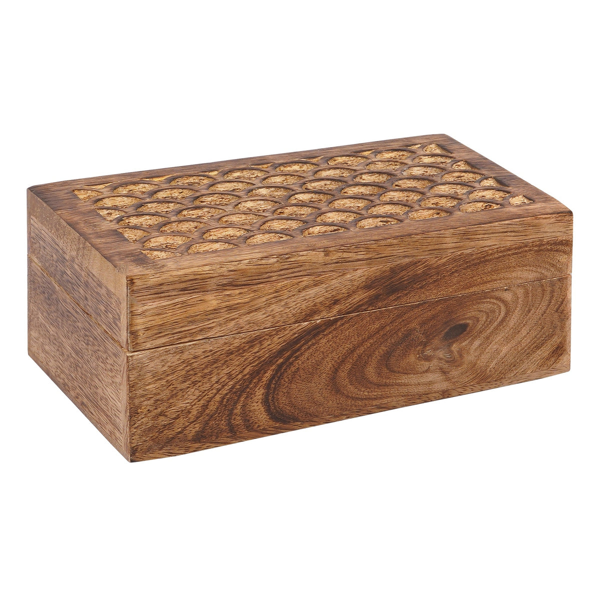 Mela Artisans Carved Scallop Boxes | 3 Sizes Available