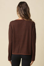 Load image into Gallery viewer, Margie Stripe Long Sleeve Top
