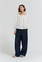 Load image into Gallery viewer, Heirloom Eyelet Trim Blouse
