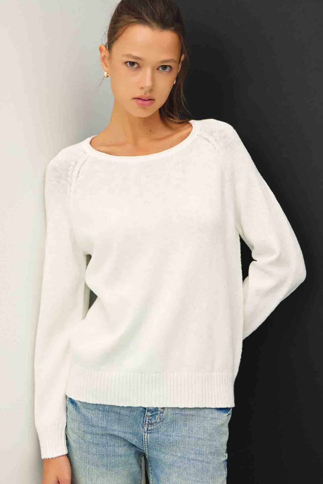The Arden Sweater | Off White