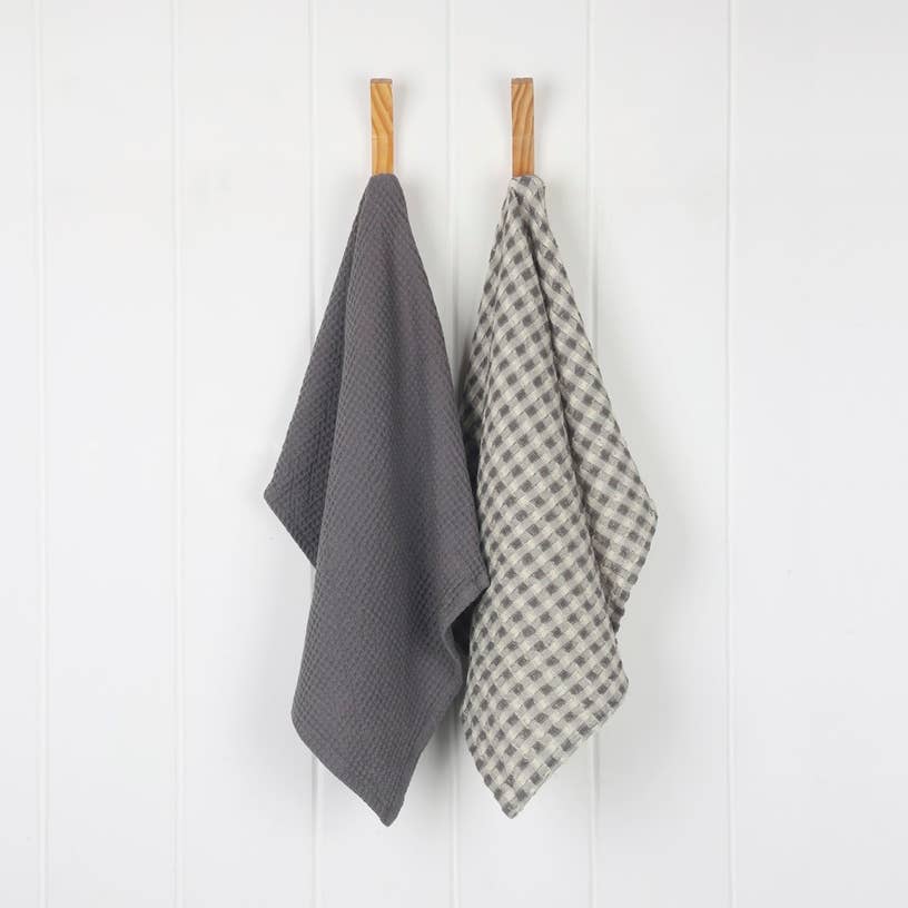 Waffle Tea Towel Set | 3 Colors Available