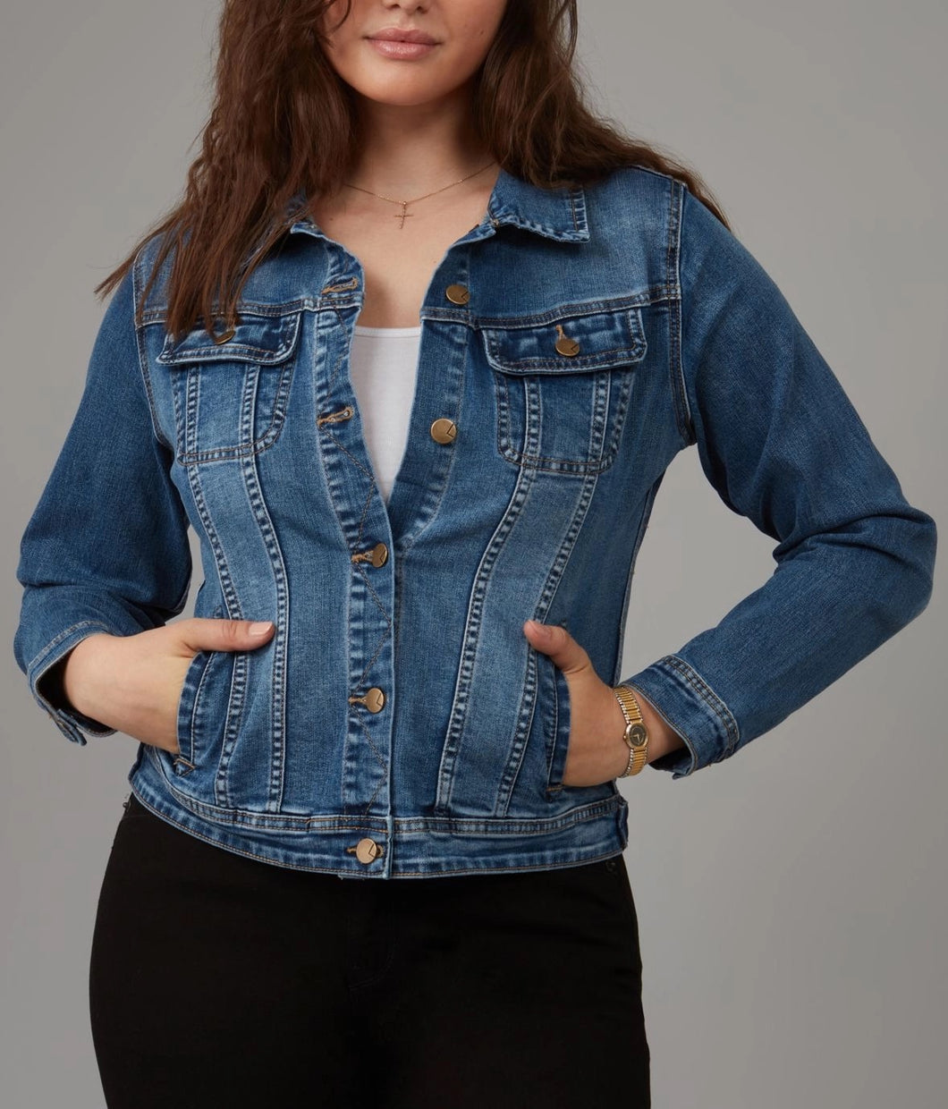 Gabriella Denim Jacket | Medium Wash