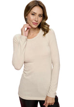 Load image into Gallery viewer, Softest Round Neck Fitted Long Sleeve *3 Colors Available*
