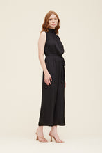 Load image into Gallery viewer, Grade &amp; Gather Sleeveless Solid Satin Jumpsuit
