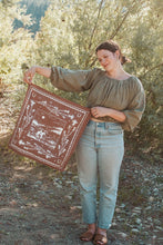Load image into Gallery viewer, Elana Gabrielle Pastures Bandana | Chocolate
