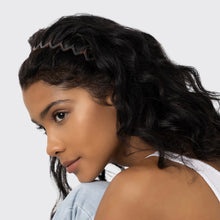 Load image into Gallery viewer, Zig Zag Headband 2pc | Black &amp; Tort
