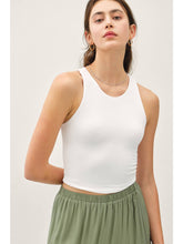Load image into Gallery viewer, Soft Core High Neck Crop Tank
