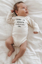 Load image into Gallery viewer, Home Is Where Mama Is Organic Cotton Bodysuit | Long Sleeve
