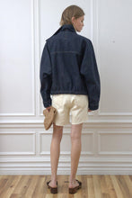 Load image into Gallery viewer, High Neck Denim Jacket

