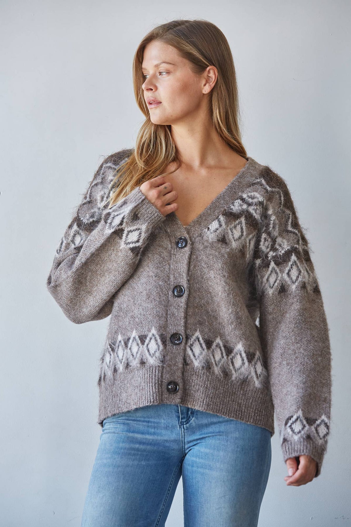 The Fireside Jacquard Cardigan
