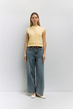 Load image into Gallery viewer, Linda Pointelle Sweater Vest
