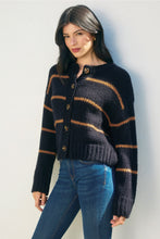 Load image into Gallery viewer, Clara Cardigan | Navy/Mocha
