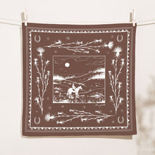 Load image into Gallery viewer, Elana Gabrielle Pastures Bandana | Chocolate
