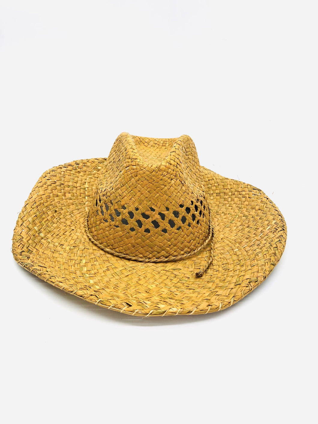 Shebobo Macho Straw Cowboy Hat with Adjustable Wire Rim *2 Colors Available