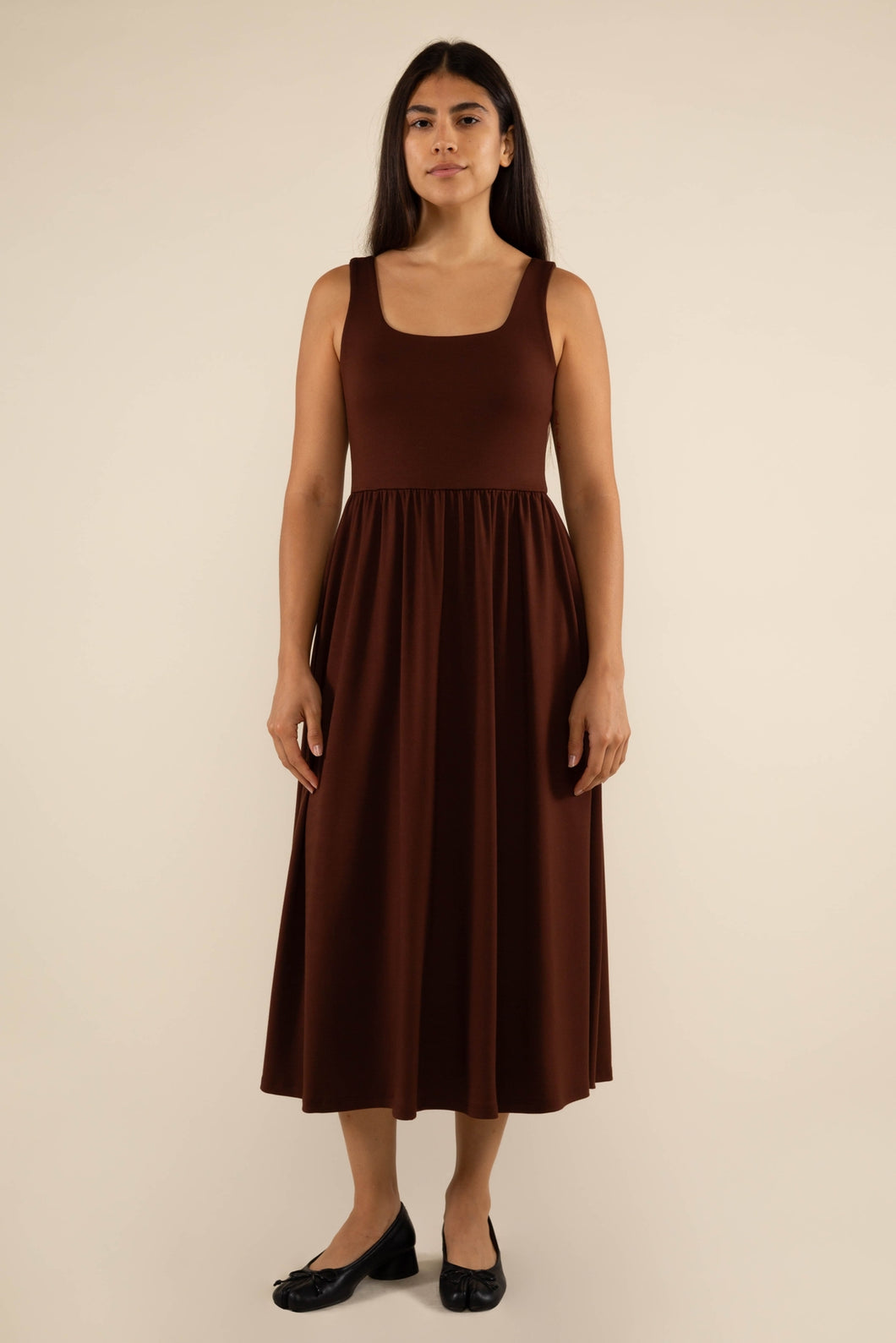 Lake Swing Dress | Chocolate