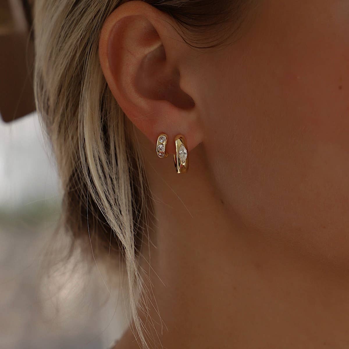 Aurum Hoops | 2 Colors Available