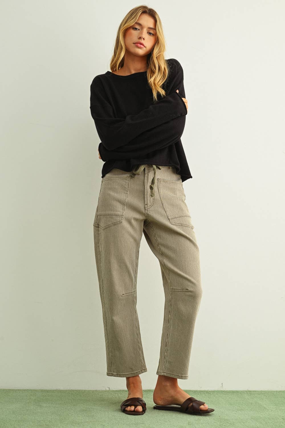 The Everyday Cotton Cashmere Top | Black