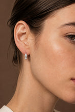 Load image into Gallery viewer, Lumi Cz Cluster Earrings| Silver
