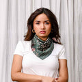 Ichcha Floral Green Bandana