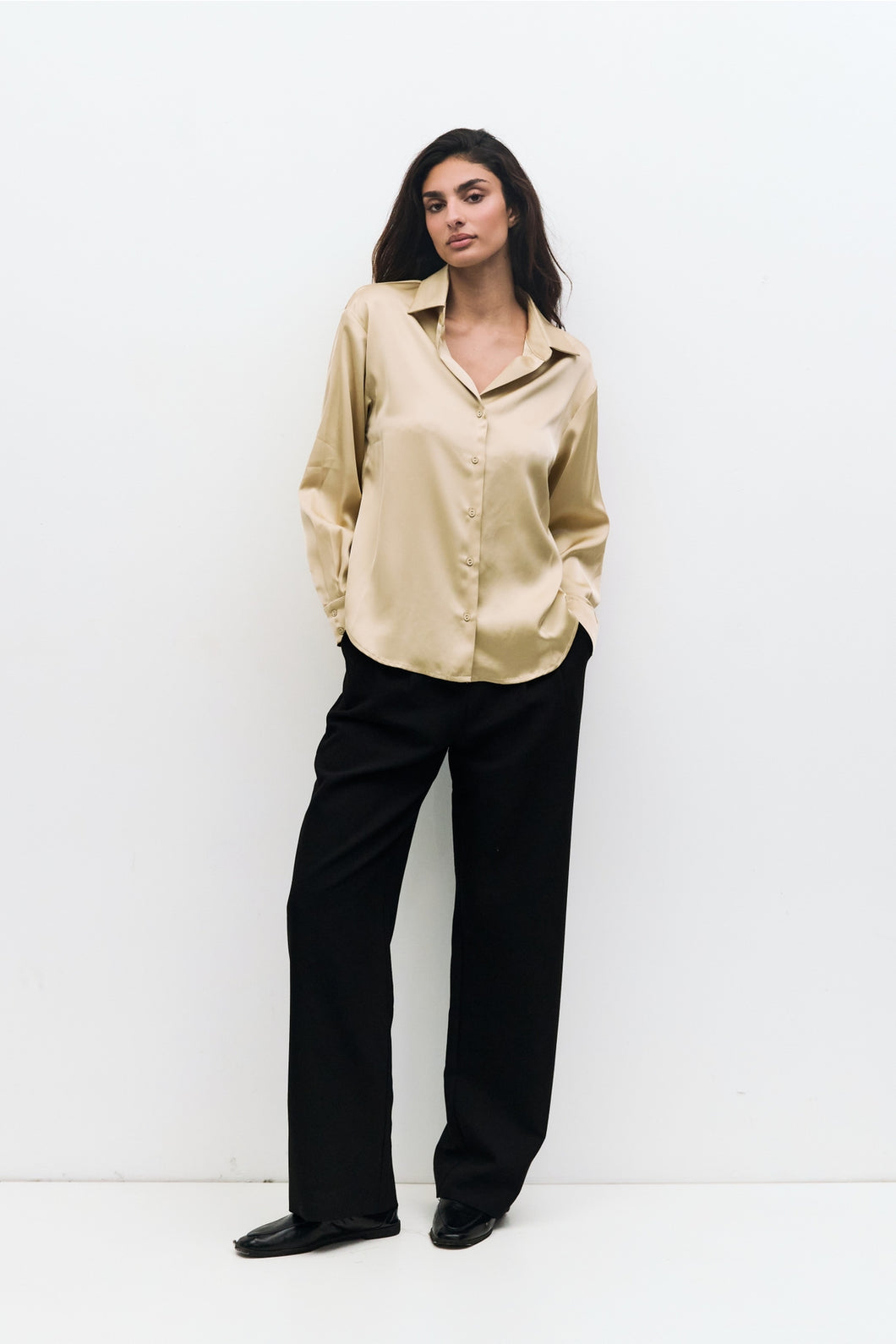 The Irina Blouse | Champagne