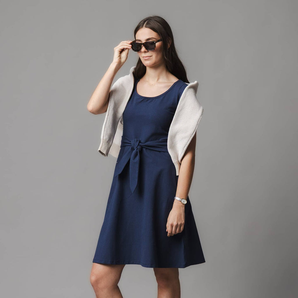 The Everday Organic Tie-Waist Dress