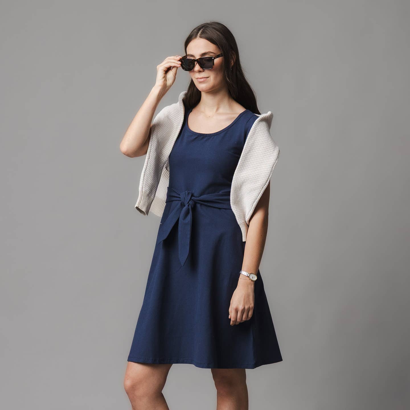 The Everday Organic Tie-Waist Dress