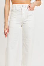 Load image into Gallery viewer, JBD Off White High Rise Utility Wide Leg
